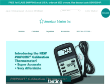 Tablet Screenshot of americanmarineusa.com